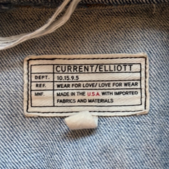 Current/Elliott jean jacket - Picture 2 of 4